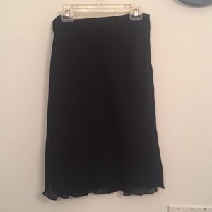 Black skirt
